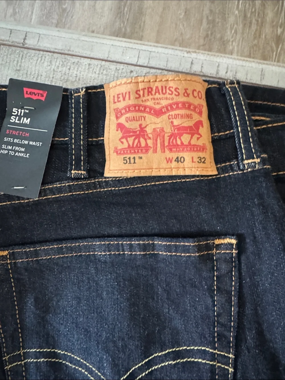 Levi's Men's Slim Dark Indigo Jeans